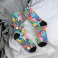 thumbnail image 5 of KLL Starfish And Algae Print Cool Socks Men's Women's Crew Socks Funny Crazy Novelty Stockings, 5 of 6