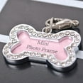 thumbnail image 3 of Farfi Bone Shape Pets ID Name Tag Address Pendant Dog Puppy Collar Anti-Lost Card (random), 3 of 5