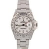 Pre-Owned Mens Stainless Steel Explorer II White Dial, Stainless Steel Oyster Band, 40mm