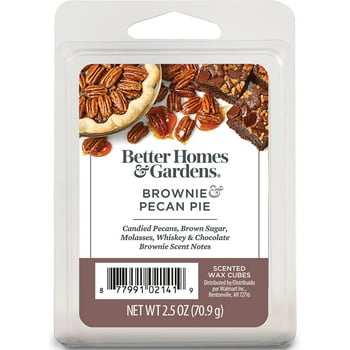 Brownie Pecan Pie Scented Wax Melts, Better Homes & Gardens, 2.5 oz (1-Pack)