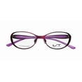 thumbnail image 2 of NEW LIGHTEC 7039L WOMENS/LADIES DESIGNER FULL-RIM PLUM / PURPLE FRAME DEMO LENSES 50-15-135 FLEXIBLE HINGES EYEGLASSES/EYEWEAR, 2 of 9
