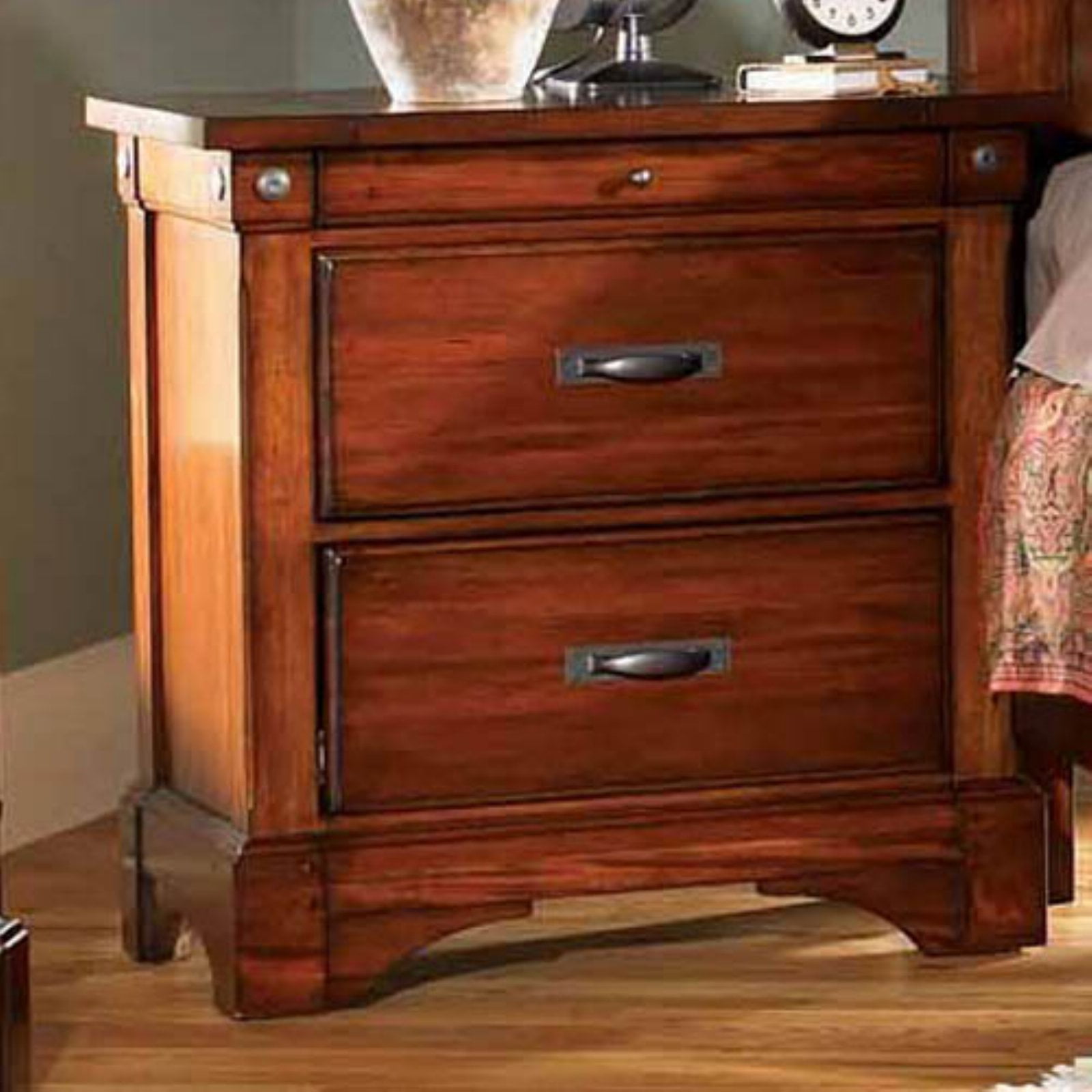 AAmerica Kalispell 3 Drawer Nightstand