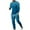 Blue, variant on Mens Big and Tall 2 Piece Outfits Gradient Color T-shirt and Pants Set Loose Casual Sweatsuit Jogging Matching Suits Blue S
