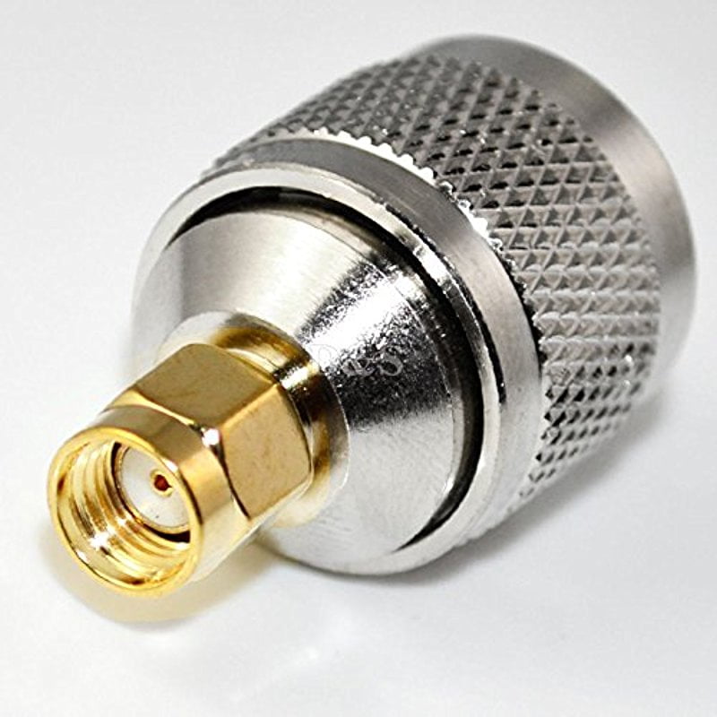 N Type Male Plug to RPSMA Male Plug Straight RF Adapter Connector