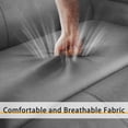 thumbnail image 5 of Furmax Electric Power Lift Leathaire Recliner Chair with Massage for Bedroom,Gray, 5 of 9