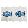 thumbnail image 1 of Tapete para Baño PVC Namaro Design Diseño Peces azul 60x1x36cm, 1 of 1
