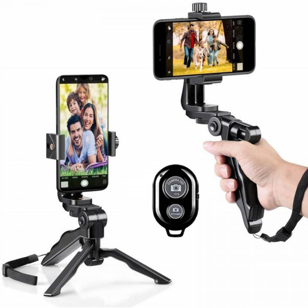 Zeadio Smartphone Video Rig Samsung and All Phones Grip Stabilizer Handle Cellphone Tripod Holder for iPhone