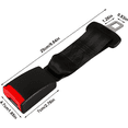 thumbnail image 2 of 2 Pack Original Auto Ceinture Rallonge Pads Ensemble Fixation Sangles Coussin Extension Protector Couverture pour la Plupart des Modèles Sièges Universels, 2 of 4