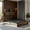 Twin Size, variant on Demi Bonn Twin Size Bed Frame with Wooden Headboard and Footboard, Industrial Metal Platform Bed Frame with Under Bed Storage, No Box Spring Needed, Brown