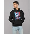 thumbnail image 2 of Polar-Bear ICEE Love - Adorable Cool Heart Graphic Men's Hoodie, 2 of 4