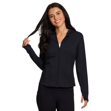 RBX Active Women's Ultra Lightweight Super Soft Active Running Hoodie Jacket with Pockets, Thumbholes
