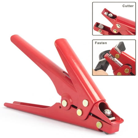 HS-519 Nylon Cable Tie Pliers Strapping Scissors Pumps Pipes Tightening ...