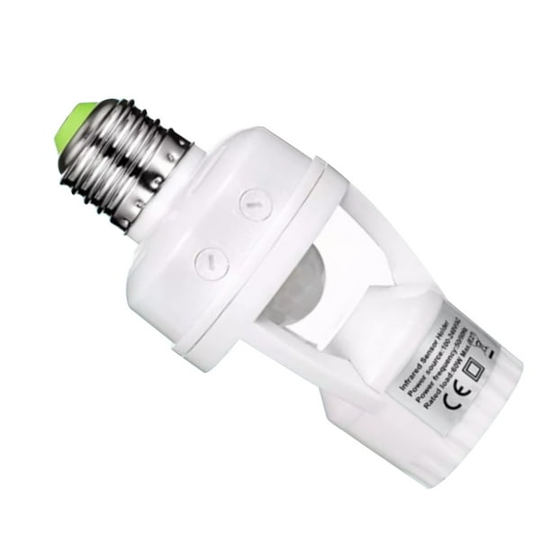 Portalámparas con sensor de movimiento, interruptor de luz con sensor de movimiento, interruptor de luz con sensor de movimiento, ultra sensible