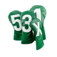 thumbnail image 3 of koolsoo 4 Pcs Housses de Tête de Club de Golf Housses de Golf pour Golfeur Extérieur Hommes Femmes Vert, 3 of 9