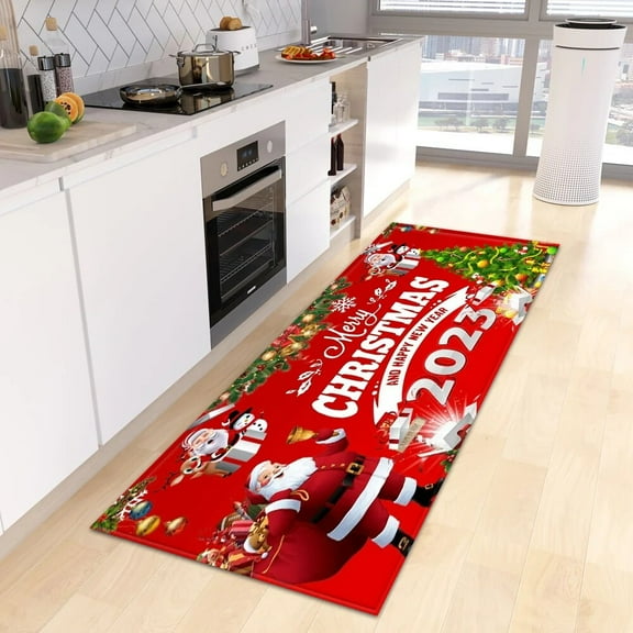 Christmas Kitch Rug Home House Entrance Doormat Living Room Bedroom r Floor Carpet Hallway Bathroom
