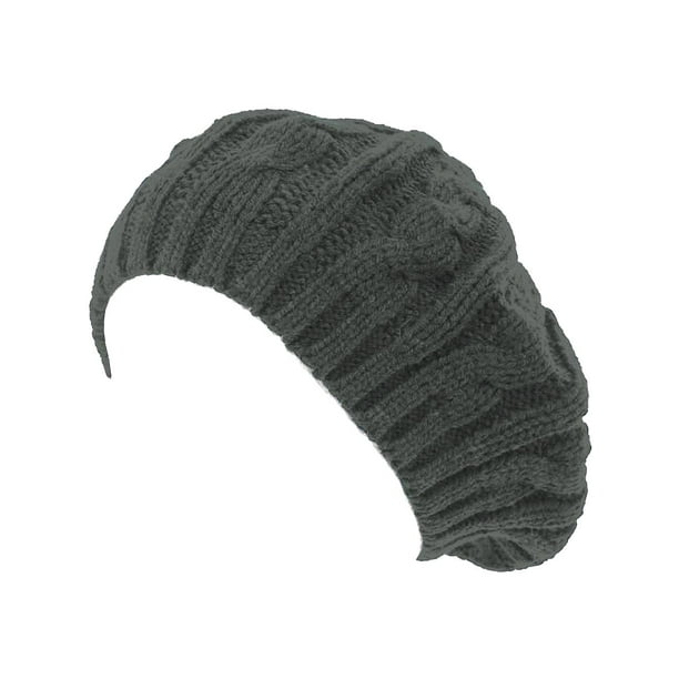 Fashion Knit Beret, (2 PACK) - Walmart.com