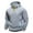 Grey1, variant on LUOGENLI Men Hoodies Zip up Brown Men's Casual Hoodie Loose Fit Pullover Sweatshirt Warm Winter Hooded Top for Daily Wear Comfortable Streetwear Men Hoodies Pack Khaki Size XL