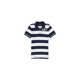 thumbnail image 1 of Aeropostale - Polo de rugby A87 a rayas para hombre, azul, XXL Aeropostale  polo, rugbi, 1 of 1