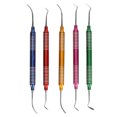 thumbnail image 1 of AVEKI Kit de Réparation d'Instruments Chirurgicaux Universels 5 Pcs Curettes Dentaires, 1 of 8