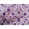 thumbnail image 5 of oneOone Cotton Cambric Purple Fabric Florals Sewing Material Print Fabric By The Yard 56 Inch Wide, 5 of 6