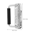 thumbnail image 2 of Worgeous 2 Pcs Handle Cover Folding Handles Foldable Handle Design 14.00X8.00X1.70CM, 2 of 8