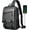 Dark Green, variant on Sling Crossbody Bag for Men: 2026 13L Large Capacity School Satchel - 13" Laptop Sleeve & Anti - Water Resistant Durable Messenger Daypack with Padded Strap for College Student Campus
