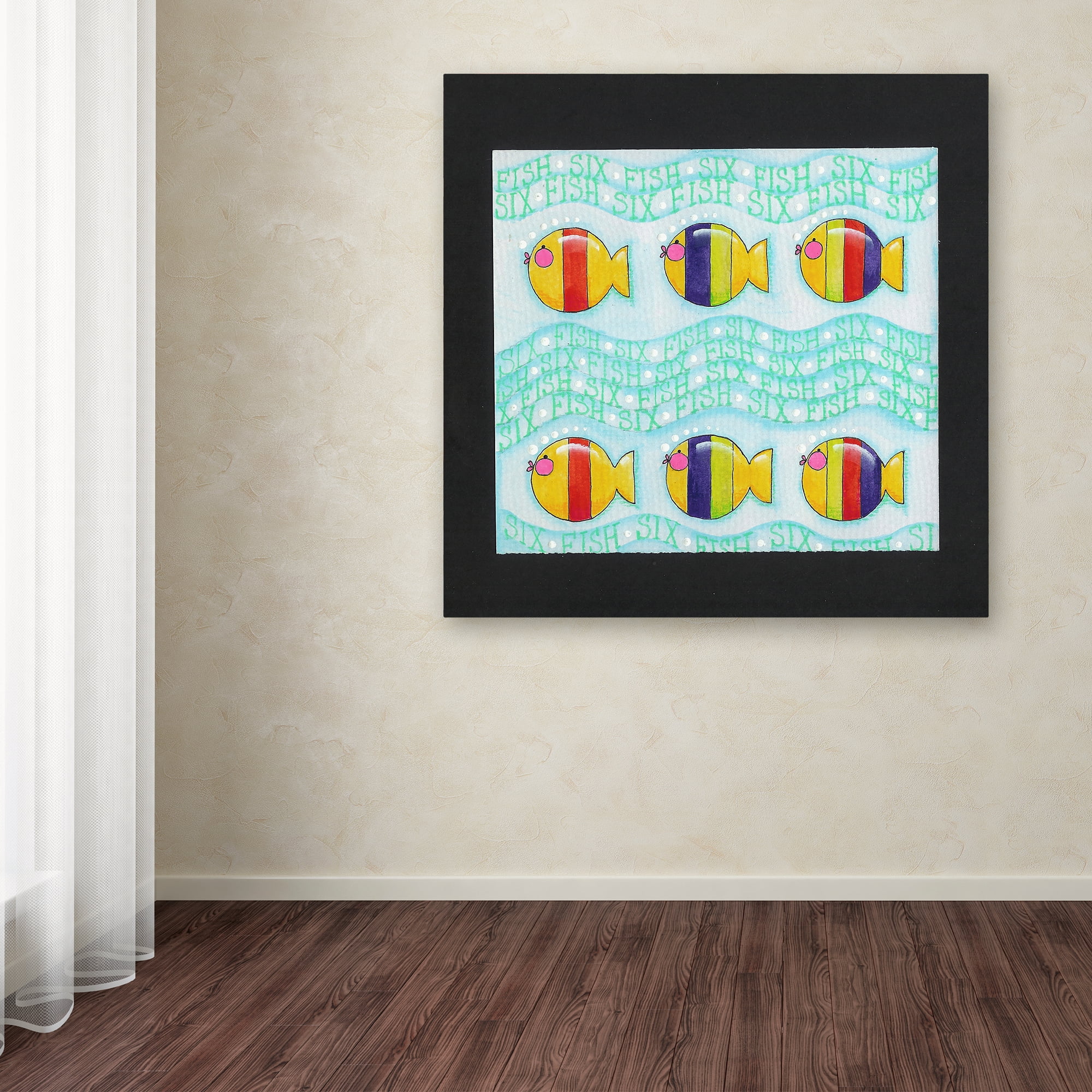 Trademark Fine Art 'fish pic' Canvas Art by Maureen Lisa Costello