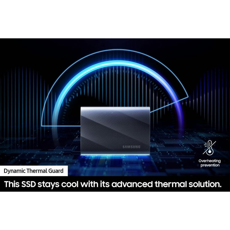 Samsung 1TB T9 Portable SSD, USB 3.2 Gen 2x2, 2000MB/s Speed