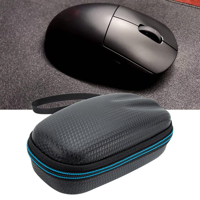 Étui de Transport Imperméable avec Fermeture Éclair Portable, Boîte de Protection Rigide en EVA pour Souris Sans Fil Logitech g PRO