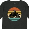 thumbnail image 4 of Inktastic Snowmobile Retro Sunset Boys or Girls Long Sleeve Toddler T-Shirt, 4 of 5
