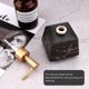thumbnail image 3 of Botella de bomba de cerámica, dispensador de jabón, botella exprimible, champú para manos, botella de loción, dispensador de líquido recargable de cerámica para baño negro, 3 of 5