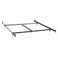 thumbnail image 4 of Coaster Metal Twin Full Bed Frame with Adjustable Glides in Black, 4 of 4