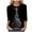 Black, variant on Dmsael Christmas Tshirts Women Women Christmas Shirts Christmas Tree Printed Tshirts 3/4 Sleeve Crew Neck Tops Holiday Xmas T-Shirts Yellow,L