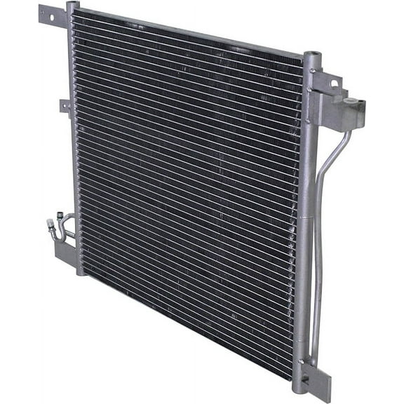 A/C Condenser Compatible with 2004-2007 Buick Rainier, 2002-2009 Chevrolet Trailblazer, 2002-2009 GMC Envoy, 2003-2008 Isuzu Ascender Aluminum Core