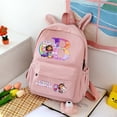 thumbnail image 4 of Gabbys-mochila Kawaii con Orejas de conejo para adolescentes, morral escolar con letras de dibujos animados, material escolar, 4 of 5