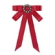 thumbnail image 1 of Bowknot Brooch Rhinestone Decorative Pin Cloth Retro Clothing Brooch for Woman (Red), 1 of 2