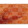 thumbnail image 4 of oneOone Cotton Poplin Orange Fabric Swirl Bandhani Dress Material Fabric Print Fabric By The Yard 56 Inch Wide, 4 of 4