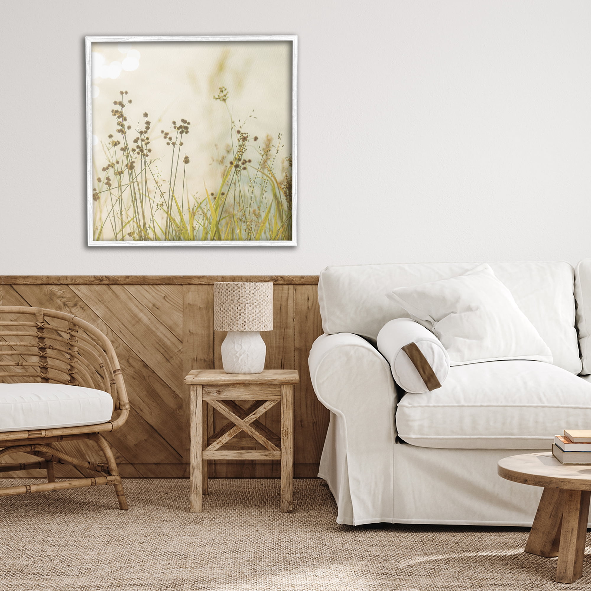 Stupell Industries Country Afternoon Walk White Framed Giclee Art, design by Erin Marie
