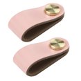 thumbnail image 1 of Cabinet Knobs Faux Leather 2PCS Drawer Knobs Cupboard Pull Knobs with Screws, 1 of 10