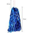 thumbnail image 3 of 24 Pack Cheerleading Pom Poms, Cheerleading Metallic Foil Pom Poms, Hand Flowers Cheerleader Pompoms For Team Spirit Sports Dance Cheering, 3 of 5