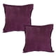 thumbnail image 1 of Cojin Decorativo Cuadrado Set de 2 Velvet Morado, 1 of 4