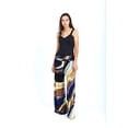 thumbnail image 2 of Womens Paisley Wide Leg Printed Palazzo Pants, 2 of 4