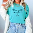 thumbnail image 3 of Tailgate Season Shirt for Women and Teens Tailgating T-Shirt for Sports Fan Seafoam Shirt Adult X-Large, 3 of 5