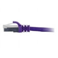 thumbnail image 2 of C2G 7ft Cat6 Snagless Shielded (STP) Ethernet Cable - Cat6 Network Patch Cable - PoE - Purple - Patch cable - RJ-45 (M) to RJ-45 (M) - 7 ft - screened shielded twisted pair (SSTP) - CAT 6 - molded, snagless, stranded - purple, 2 of 5