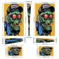 thumbnail image 3 of Psychedelic Zombie Skull Print PS5/PS5 Pro/PS5 Slim Digital Disc Skin Sticker For Console And Controller Skins, 3 of 7