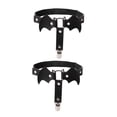 thumbnail image 1 of alisikee 2 ligas ajustables en forma de murciélago con clips antideslizantes, ligas elásticas para muslo para mujer, 1 of 5