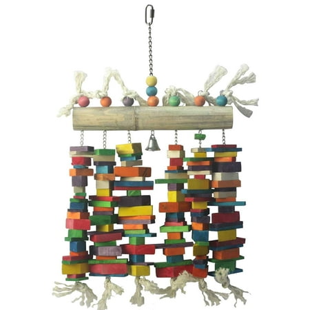 A&E Cage HB01439 Bamboo Block Cluster Bird Toy