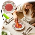 thumbnail image 2 of Grater Plate Bowl, Ceramic Grater Set, Handmade Pottery Grinding Bowl With 4.6X0.7" Plate, Peeler, Brush & Stand, For Garlic Ginger Cheese Tomato, Home Kitchen Gift, 2 of 4