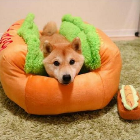 Moaere Hot Dog Design Couch Pet Dog Bed Kennel Cat Nest Ultra