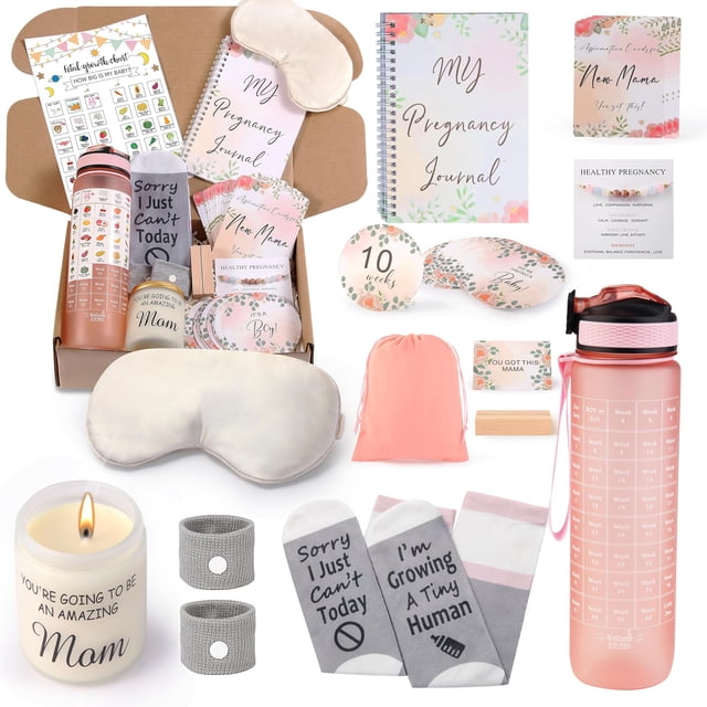 Caja de regalo de embarazo Lokaheadr para el primer trimestre para mujeres embarazadas